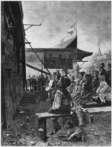 De Poppenkastspeler, 1894 door Theodor Kleehaas